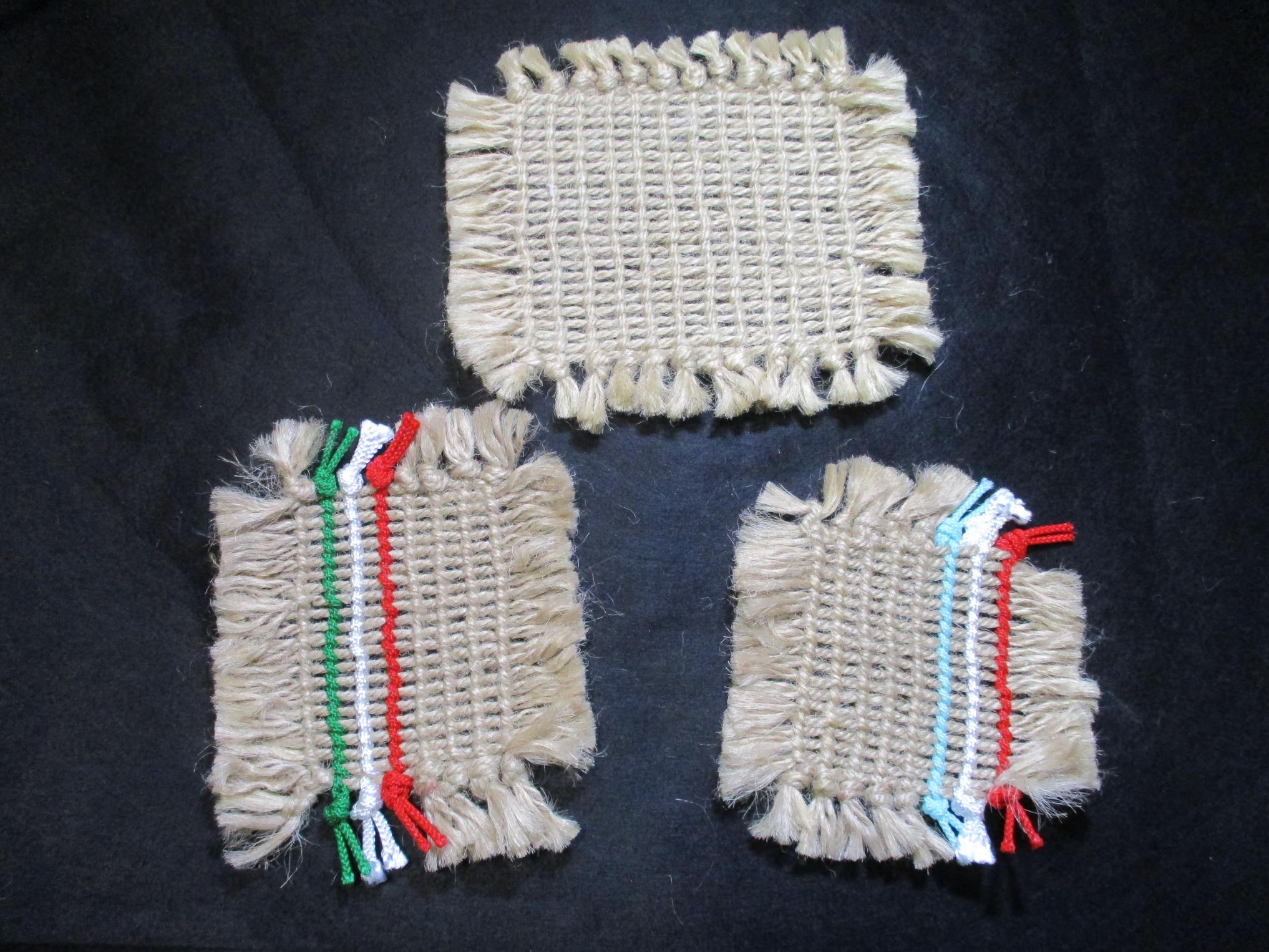 体験_アンギン編みのコースターづくり